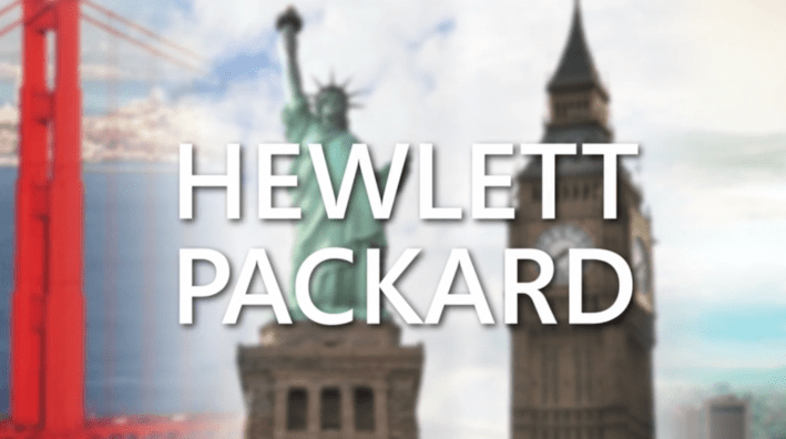 Snímek obrazovky s videem Hewlett Packard